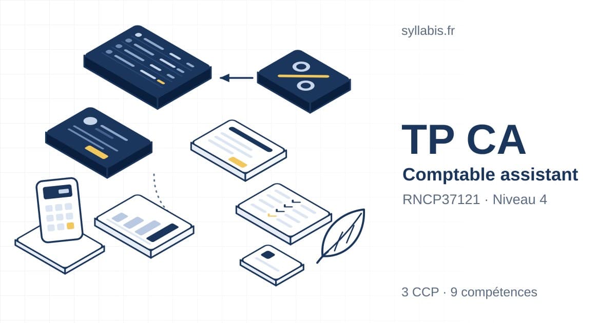 Titre Professionnel Comptable assistant (CA) — Syllabis