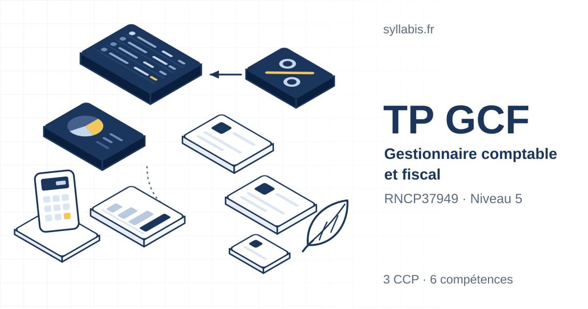 Titre Professionnel Gestionnaire comptable et fiscal (GCF) — Syllabis